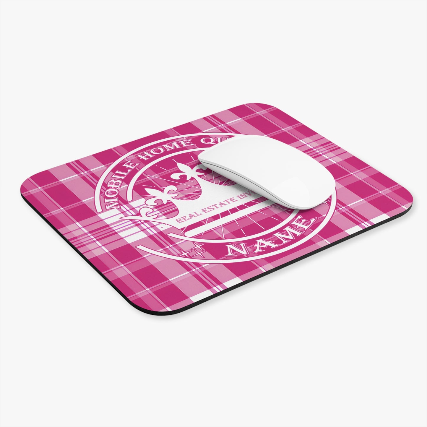 Mobile Home Flipping Queen Personalized Mouse Pad (Rectangle) for Real Estate Investors and House Flippers