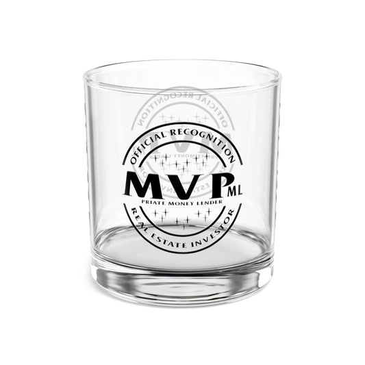 In Recognition Most Valuable Private Money Lender Real Estate Investor Celebration Rocks Glass, 10oz