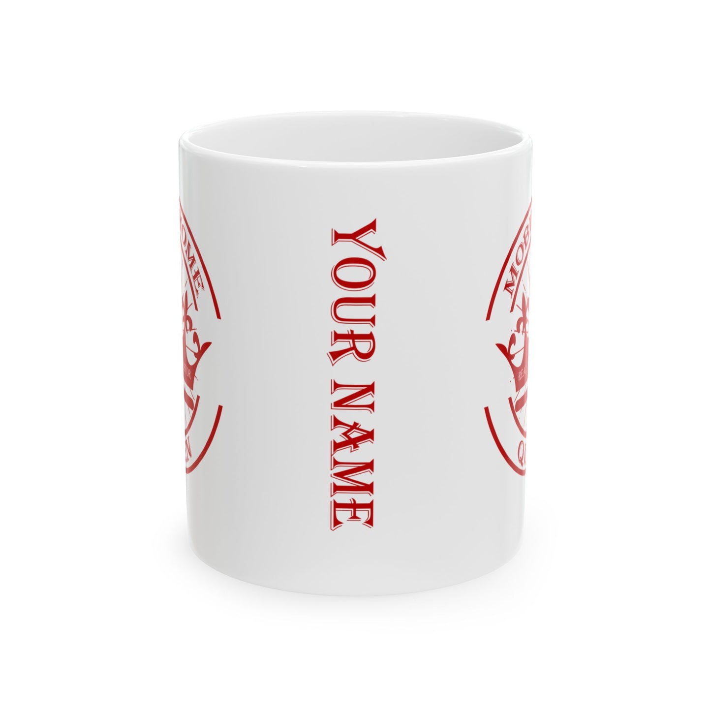 Mobile Home Queen Real Estate Investor Personalized Ceramic Mug, (11oz, 15oz) for House Flippers and Wholesalers