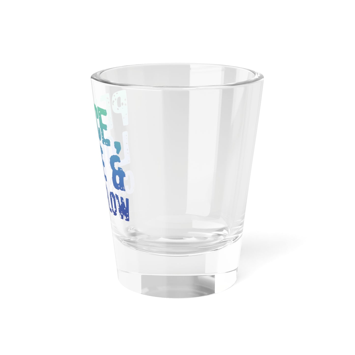 Peace Love & Cashflow Shot Glass, 1.5oz for Realtors, Real Estate Investors, House Flipper and Private Money Lenders