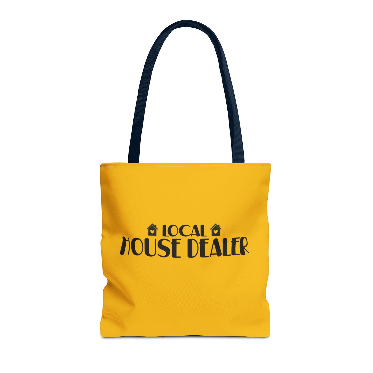 Local House Dealer Real Estate Investor Two-Sided Yellow Tote Bag with Custom Phone Number