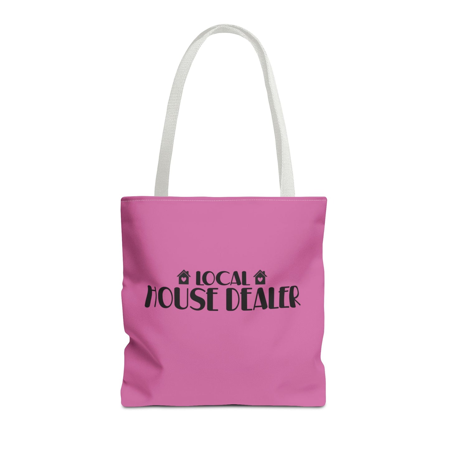 Local House Dealer Real Estate Investor Two-Sided Pink Tote Bag with Custom Phone Number