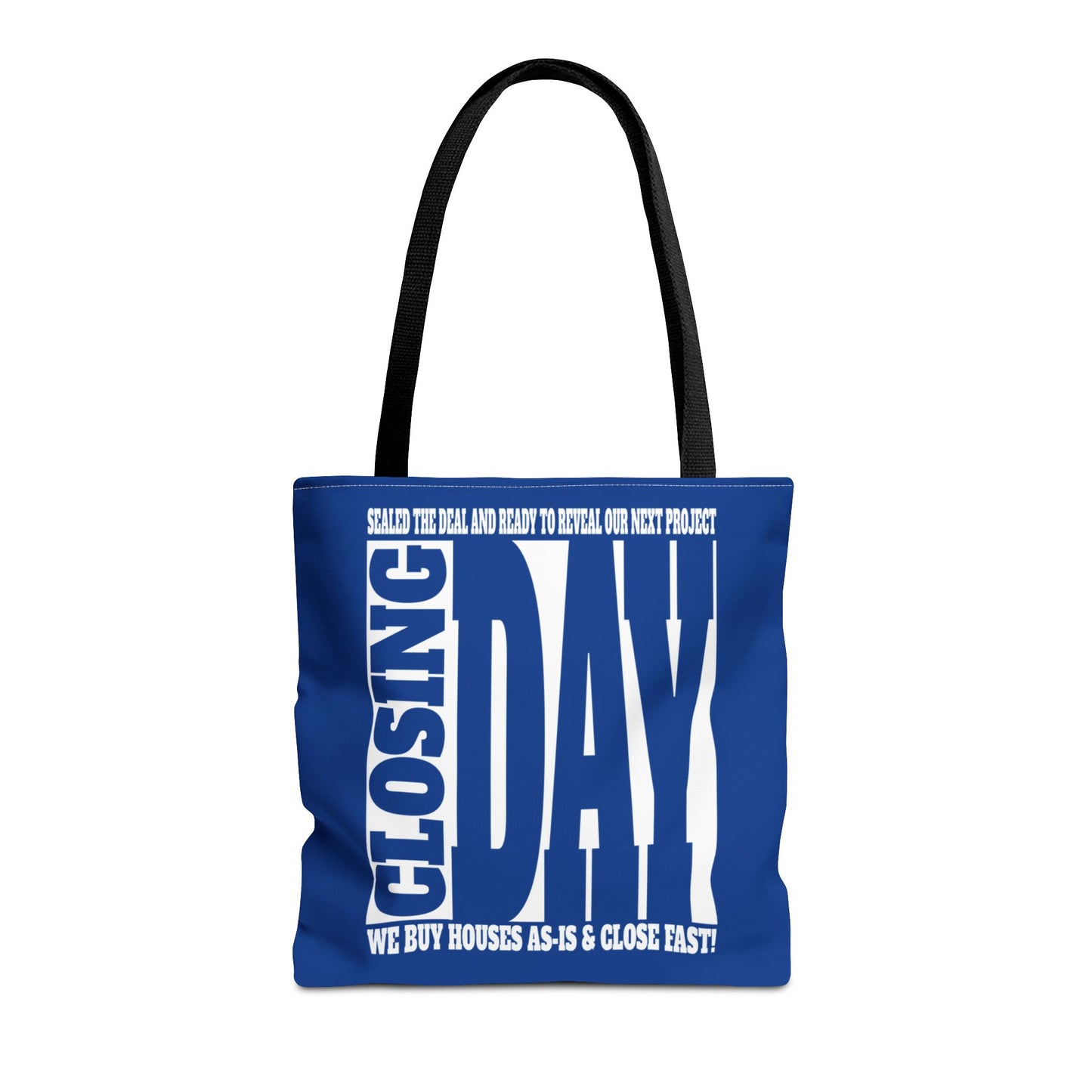 Closing Day Lead Generation Two-Sided Pink Tote Bag with Custom Phone Number