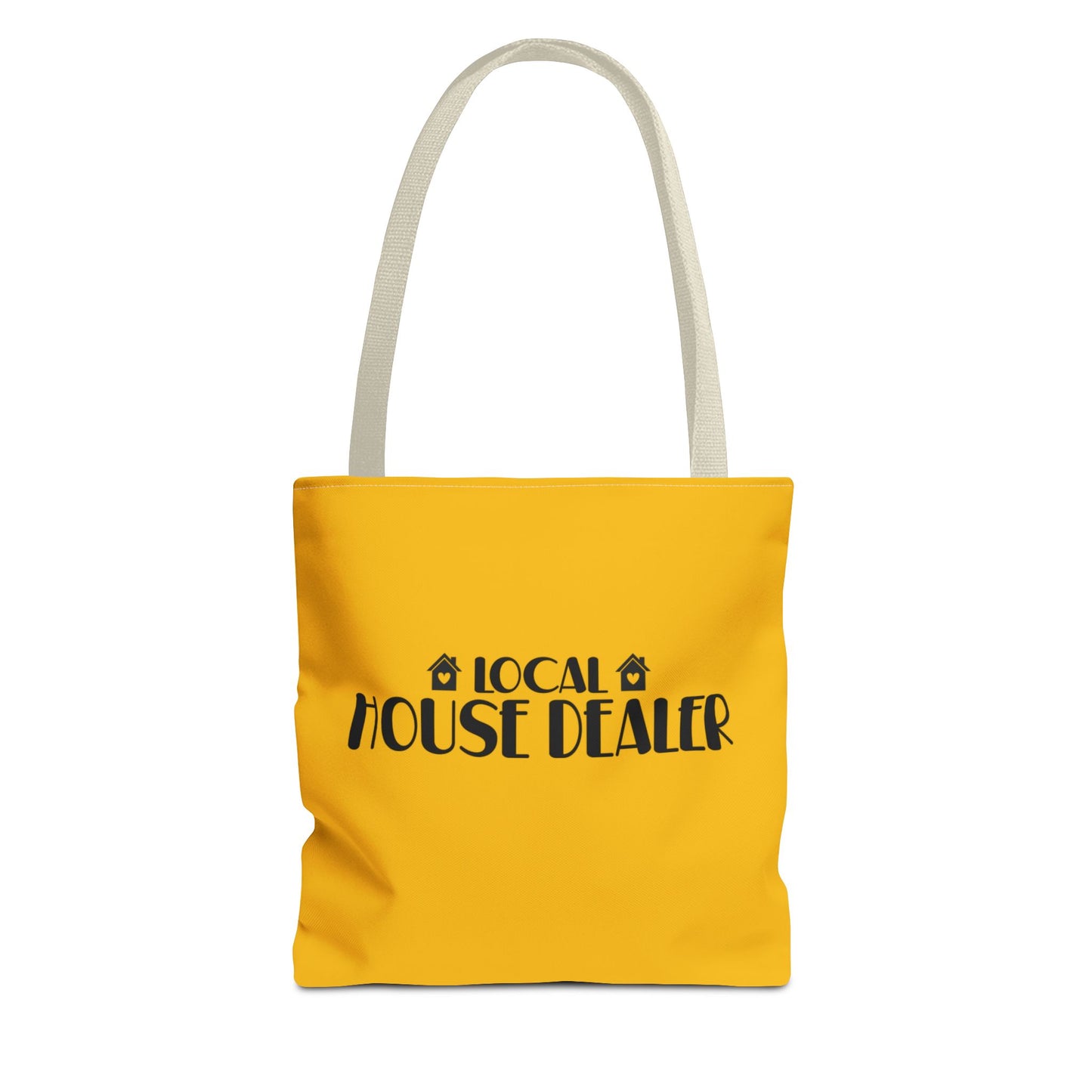 Local House Dealer Real Estate Investor Two-Sided Yellow Tote Bag with Custom Phone Number