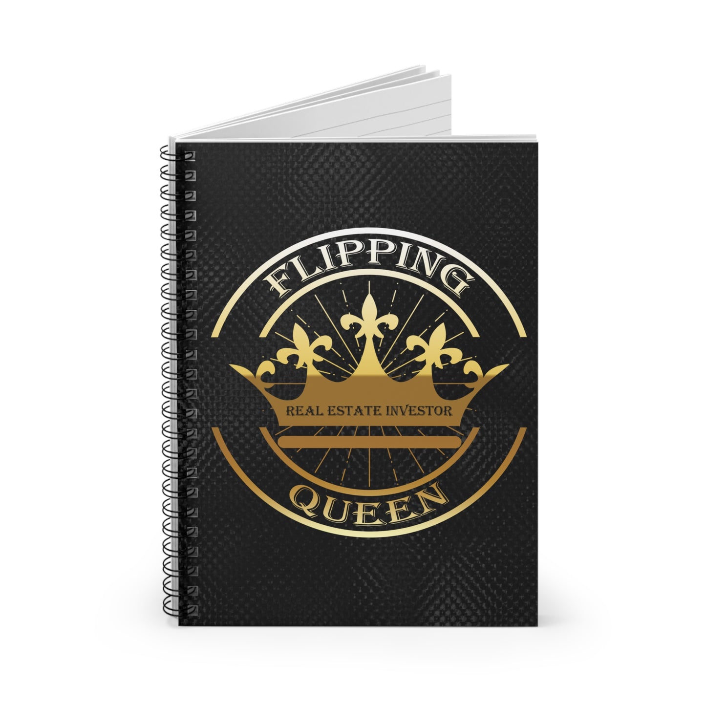 Flipping Queen Spiral Notebook - Ruled Line