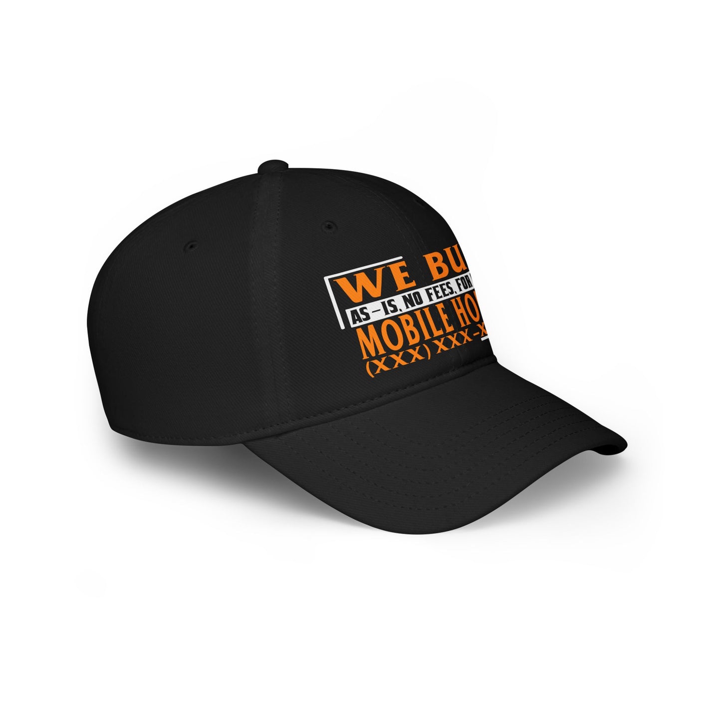 We Buy Mobile Homes Low Profile Baseball Cap