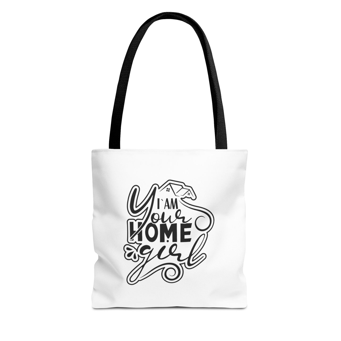 I'm Your Home Girl Real Estate Investor Two-Sided White Tote Bag with Custom Phone Number