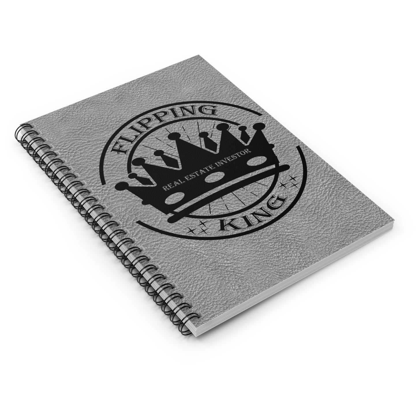 Flipping King Spiral Notebook - Ruled Line