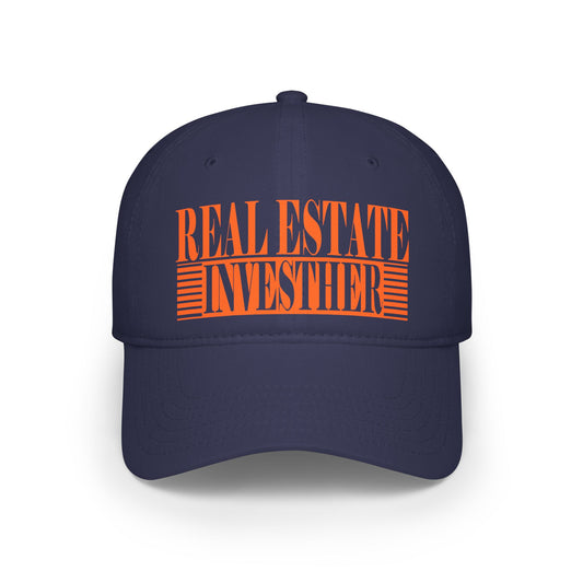 Real Etate Investher Low Profile Baseball Cap