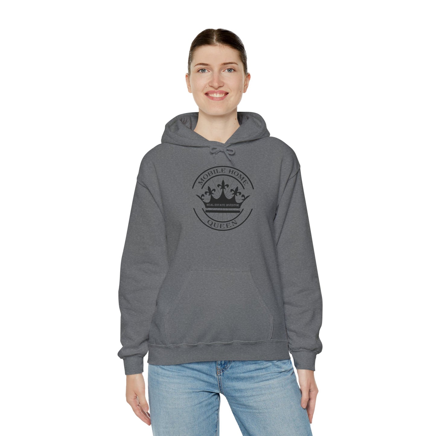 Mobile Home Queen Unisex Heavy Blend™ Hooded Sweatshirt