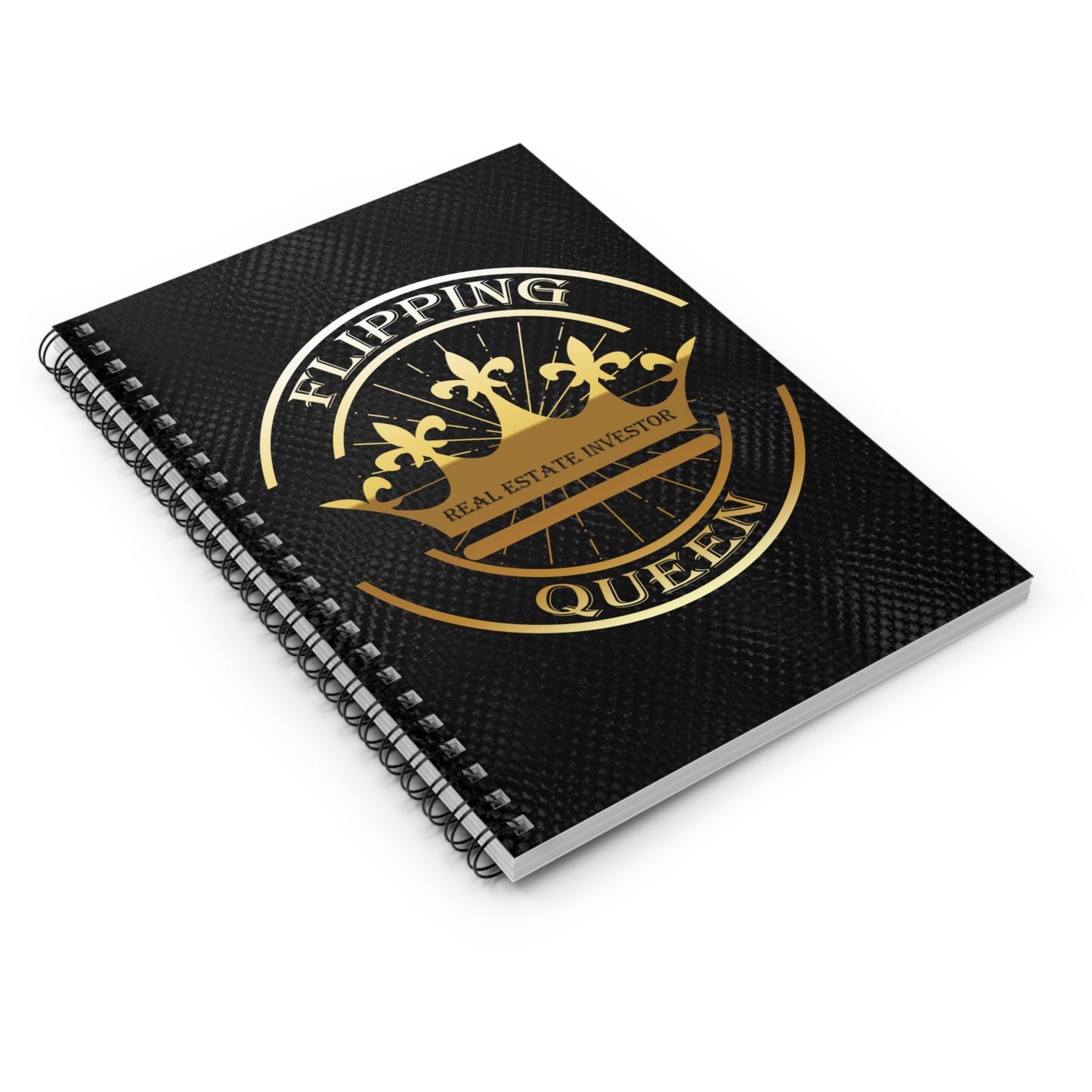 Flipping Queen Spiral Notebook - Ruled Line