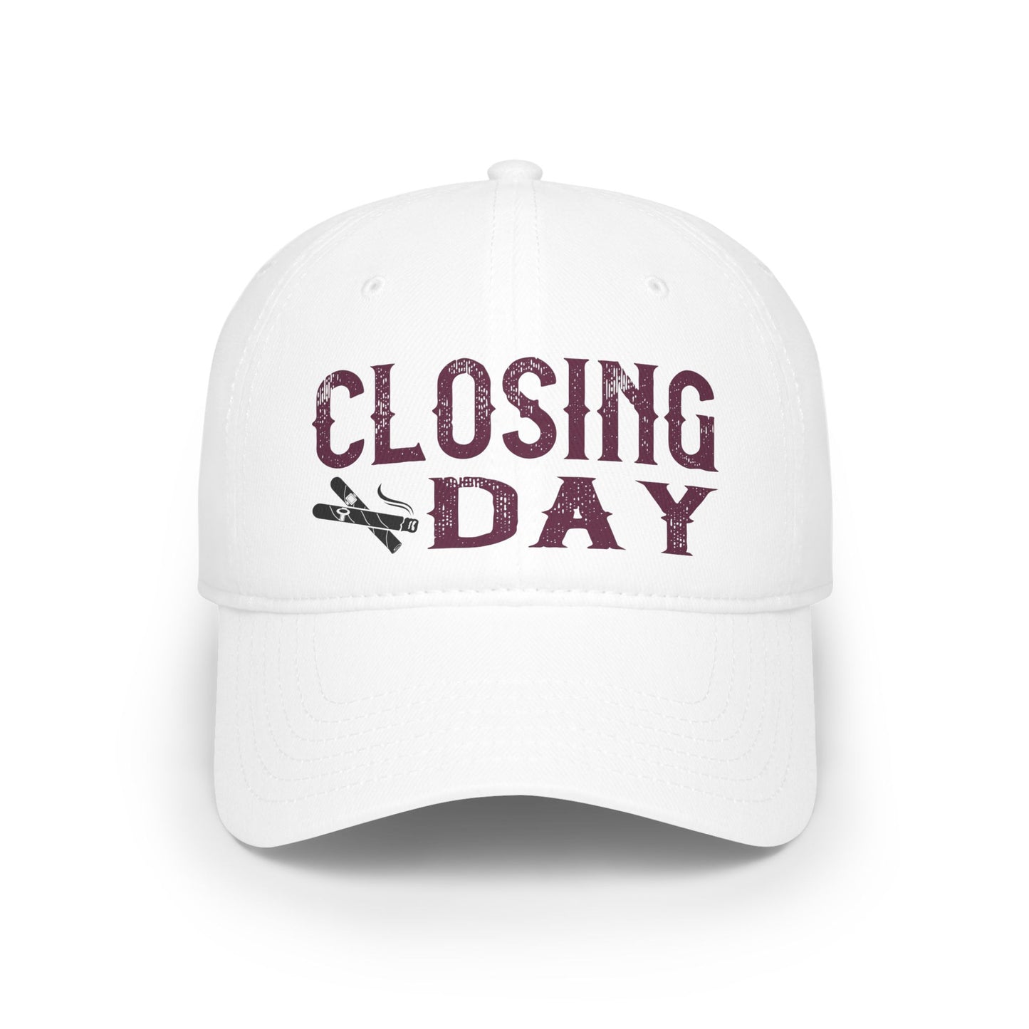 Closing Day Real Etate Investor Low Profile Baseball Cap