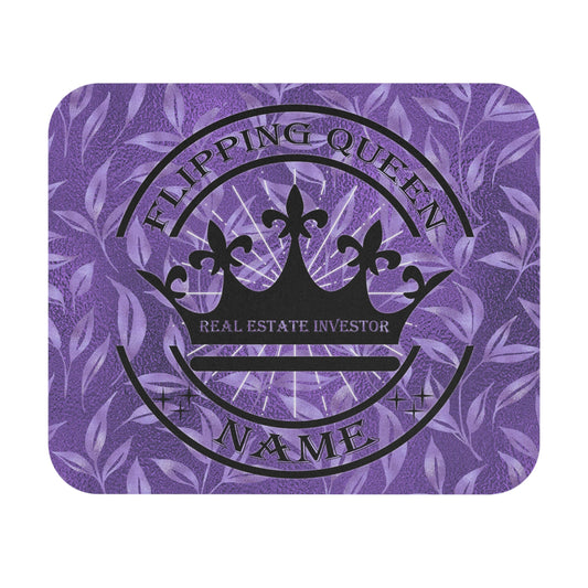 Flipping Queen Personalized Mouse Pad (Rectangle) for Real Estate Investors and House Flippers