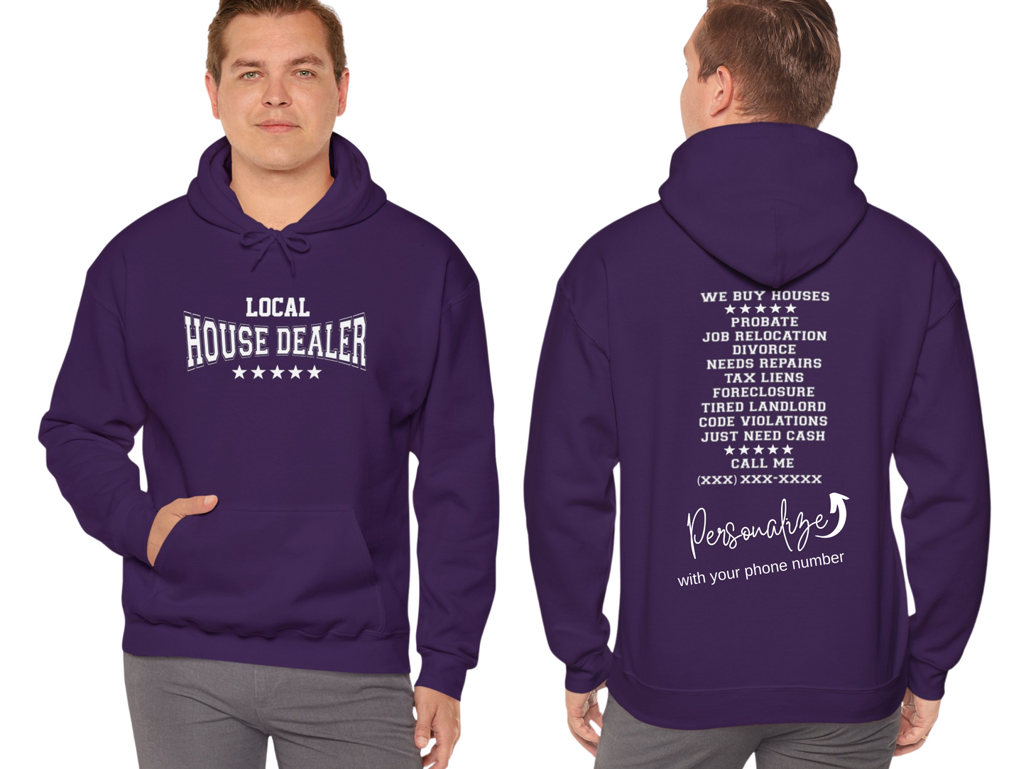 Local House Dealer Unisex Heavy Blend™ Hooded Sweatshirt