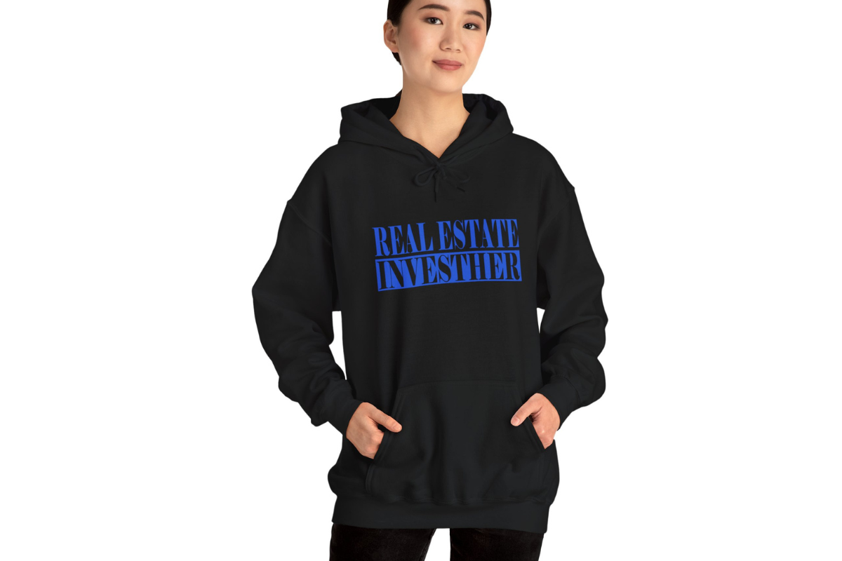 Real Estate Investher Unisex Heavy Blend™ Hooded Sweatshirt